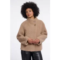 Rino & Pelle Teddy jas: Denu, oat kleur ( RINO.101 )
