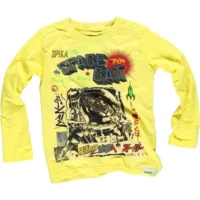 stoere longsleeve Space Tiger yellow