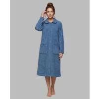 Egatex kamerjas Dames: Blauw, met knopen ( EGA.538 )