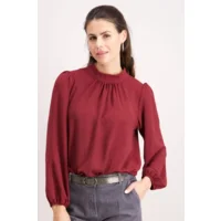 Signe Nature Dames bloes: Bordeau Effen ( Signe.1323 )