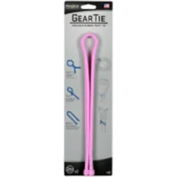 Nite Ize Gear Tie 24" Pink 2 Stuks Herbruikbare kabelbinder GT24-2PK-12