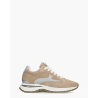 Via Vai Usher Riggs Beige/Zilver Damessneakers
