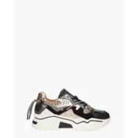 Dwrs Label Jupiter Tweed Zwart Damessneakers