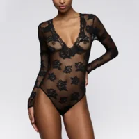 Sarda Mayela body in zwart