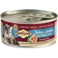 Carnilove Kat Multipack 12 x 100 gram Adult Kalkoen/Zalm