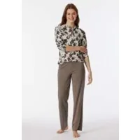 Schiesser damespyjama 180117 in sand