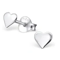 925 zilveren oorbellen hartje