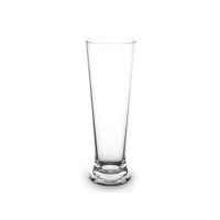 Set onbreekbare glazen hoog bierglas helder transparant 6 stuks 33cl