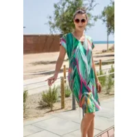 Mitjans Zomerkleed: groen geprint ( MIT.126 )