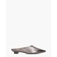 Miss Olivia Metallic Zilver Damesslippers