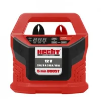 hecht 2013 onderhoudslader/booster (6 V-12, 4 AH tot 120 CHD, LED-lampje)