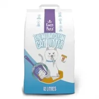 Easypets Premium Clean White Bentonite Kattenbakvulling 12l