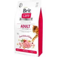 Brit Care Cat Grainfree Adult Activity Support Fresh Chicken & Turkey 7 kg - Kat