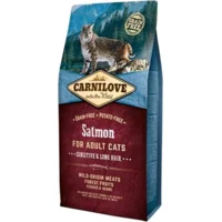 Carnilove granenvrij Zalm Sensitive & Long Hair 6kg