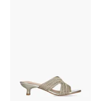 Ella Cruz Ziven Goud Damesslippers