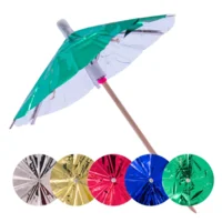 Prikkertjes - Parasol - Metallic -15st.