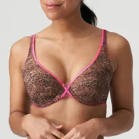 Prima Donna Twist Cafe Plume triangel bh in dierenprint