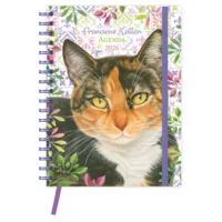 Bureau agenda - 2026 - Harde kaft - Franciens katten - Laura - 17,6x23,8cm