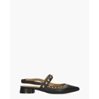 Di Lauro Walline Zwart Dames Slingbackloafers
