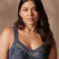 Anita topcomfort bh zonder beugel: Safina, Shadow Blue, Europese Maten ( ANI.484 / ANI.483 )