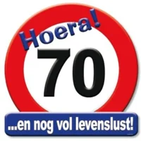 Huldebord - 70 Jaar