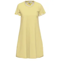 Ammann Dames nachthemd: Geel met korte mouw, Modal / katoen ( AMM.458 )