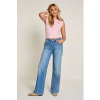 Para Mi dames broek Mira: Summer bleu jeans L32 ( PARA.386 )