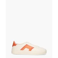 Santoni 21779 Wit/Oranje Herensneakers