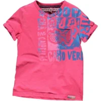 V-hals shirt Faded Beet