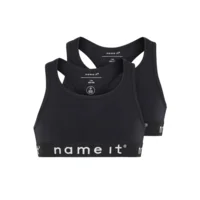 Name-it Short Top 2p Solid Black
