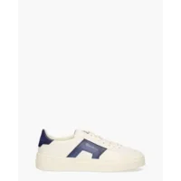 Santoni 21779 Wit/Blauw Herensneakers