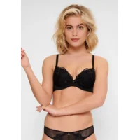 Lingadore – Black Flower – BH Push-Up  – 6614 – Black