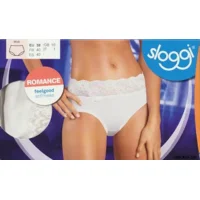 Sloggi Dames Romance Midi: Wit / Zwart ( Slog.145 / Slog.149 )