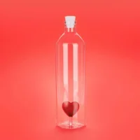 Waterfles Atlantis Love Hart Rood 1.2L Balvi