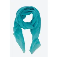 Signe Nature Sjaal: Aqua, effen ( Signe.1206 )