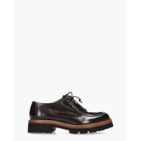 Mat:20 Carrie 3225 Bruin Dames Veterschoenen