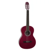 DIMAVERY AC-303RD klassieke gitaar 4/4 rood