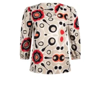 Dion Printed Travel Blouse Zoso