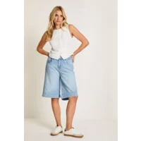 Para mi Jeans Short ( Jorts ): Nola Jorts, Light Cosmic, L19 ( PARA.407 )