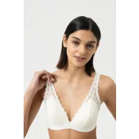 Mey Poetry bralette in ivoor