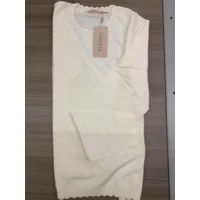 Esqualo Off white pull: Lange mouwen ( ESQ.201 )