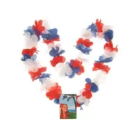Bloemenketting - Hawaii - Rood, wit, blauw