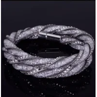 Kristallen armbanden Gray 21 CM