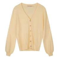 Esqualo Dames Cardigan: Lange mouw, met knopen ( ESQ.218 )