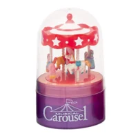 Muzikale magnetische carrousel - paarse box