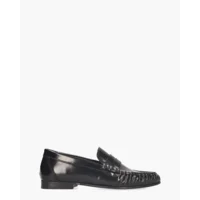 Posa Penny Wrinkle Zwart Damesloafers