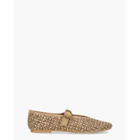 Kurt Geiger Mayfair Ballet Flat Lichtbruin Damesballerina's