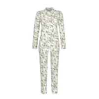 Ringella Dames pyjama: Ecru, met hemdskol, 50% Modal 50% CO ( RIN.595 )
