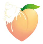 Logo Peaches and Cream in Geel