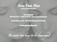 Logo Ann Van Hoe schoonheidszorgen in Nazareth